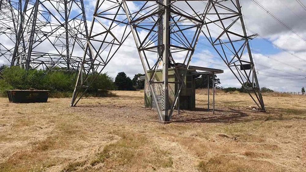 AFTER - Area cleared of blackberries with hand and small power tools. Blackberry debris removed from site in a rubbish tip.